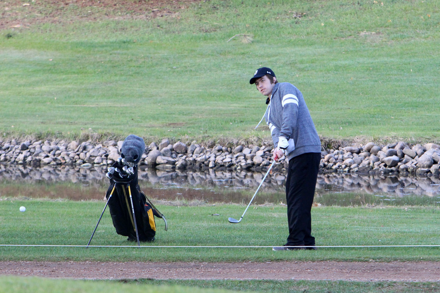 Cloverbelt-Dairyland boys golf invite at Lake Wissota golf 4-29-19